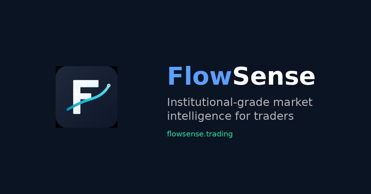 FlowSense — Real-Time Order Flow & Smart-Money Intelligence